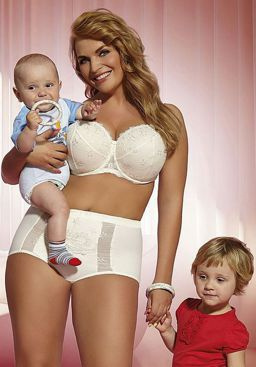 Biustonosz do karmienia Kris Line FORTUNA Soft Mama ecru 