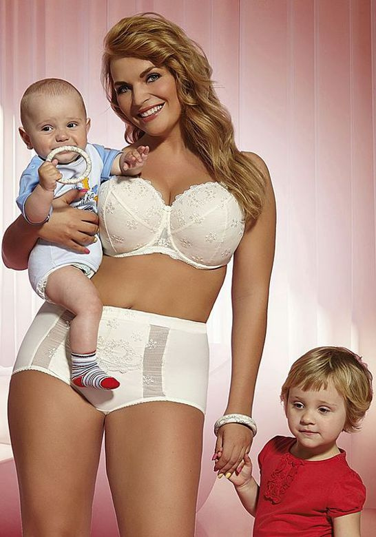 Biustonosz do karmienia Kris Line FORTUNA Soft Mama ecru 