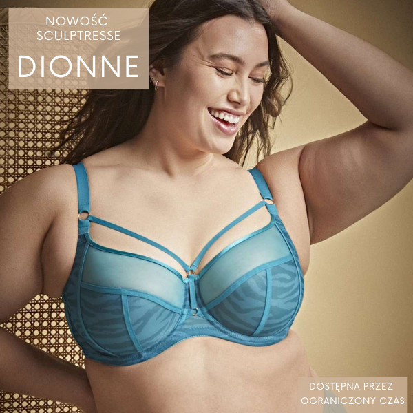 Wiosenna Dionne: biustonosz z paskami plus size