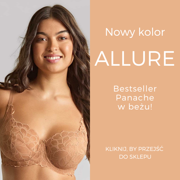 Nowy kolor Allure! Beżowy stanik Panache