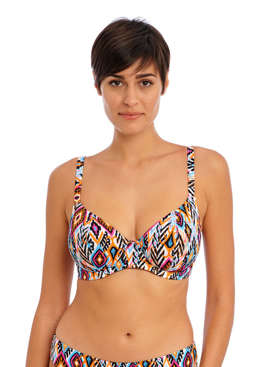 Biustonosz kąpielowy Freya Swim VIVA LA FIESTA AS204602MUI Uw Plunge Bikini Top Multi