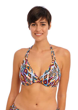 Biustonosz kąpielowy Freya Swim VIVA LA FIESTA AS204604MUI Uw Halter Bikini Top Multi