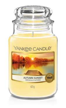 Duża świeca zapachowa Yankee Candle AUTUMN SUNSET