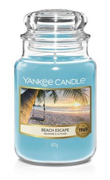 Duża świeca zapachowa Yankee Candle BEACH ESCAPE