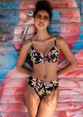 Figi kąpielowe Freya Swim SAVANNA SUNSET AS204178MUI High Waist Bikini Brief Multi