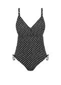 Strój kąpielowy Fantasie Swim SANTA MONICA FS6729BLI Uw V-neck Suit With Adj Leg Black & White
