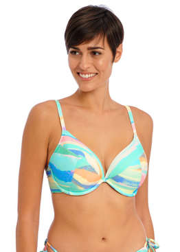 Biustonosz kąpielowy Freya Swim AS204827AQA SUMMER REEF Uw Plunge Bikini Top Aqua