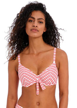Biustonosz kąpielowy Freya Swim NEW SHORES AS202502CHI Uw Plunge Bikini Top Chilli