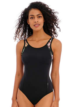 Strój kąpielowy Freya Active FREESTYLE AW3969JUK Uw Moulded Swimsuit Jungle Black