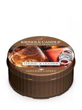 Świeczka zapachowa Daylight Kringle Candle COGNAC & LEATHER