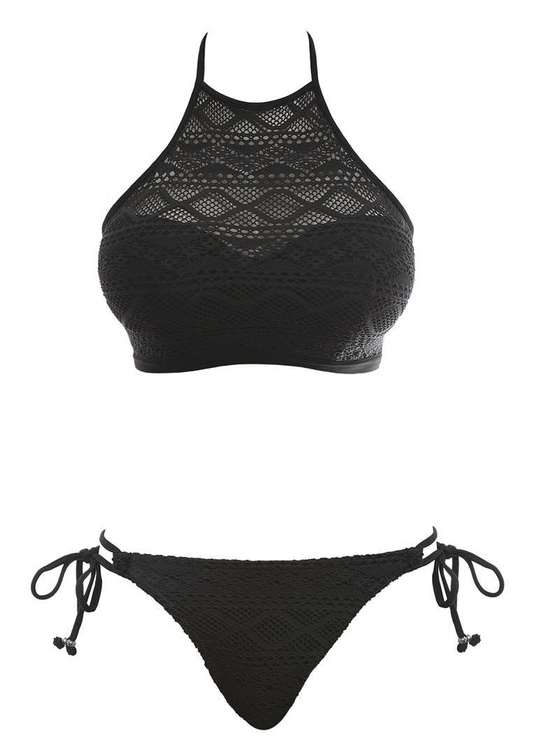 Figi kąpielowe Freya SUNDANCE AS3975BLK Tie Side Bikini Brief Black