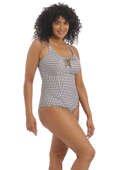 Strój kąpielowy Elomi Swim CHECKMATE ES800345GYL Non Wired Moulded Swimsuit Grey Marl