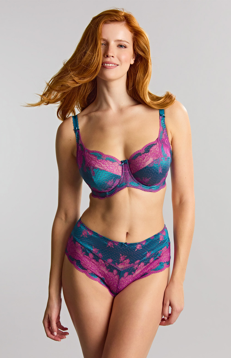 Biustonosz Panache CLARA 7255A Full Cup Bra Teal/Magenta