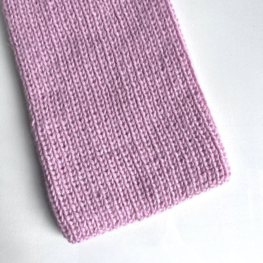 KIARA Handmade Beanie 100% Alpaca 3140 Light Pink
