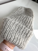 WATA CUKROWA 2.0 Beanie Alpaca and Merino Wool 03/9020 perłowy szary