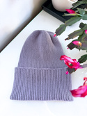 MAREN Turn-Up Beanie 100% Cashmere 710 Fuji Nitkowe Love