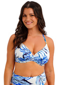 Biustonosz kąpielowy Fantasie Swim KEFALONIA FS506702TAB Uw Plunge Bikini Top Tranquil Blue