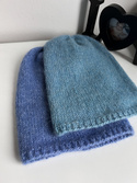 CHMURKA Alpaca Beanie 21 Niebieski Morski