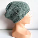 CHMURKA Handmade Alpaca Beanie 30 Zielona Szałwia