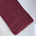 NANA – czapka merino beanie 100% Baby Merino 51 bordowy zimowa
