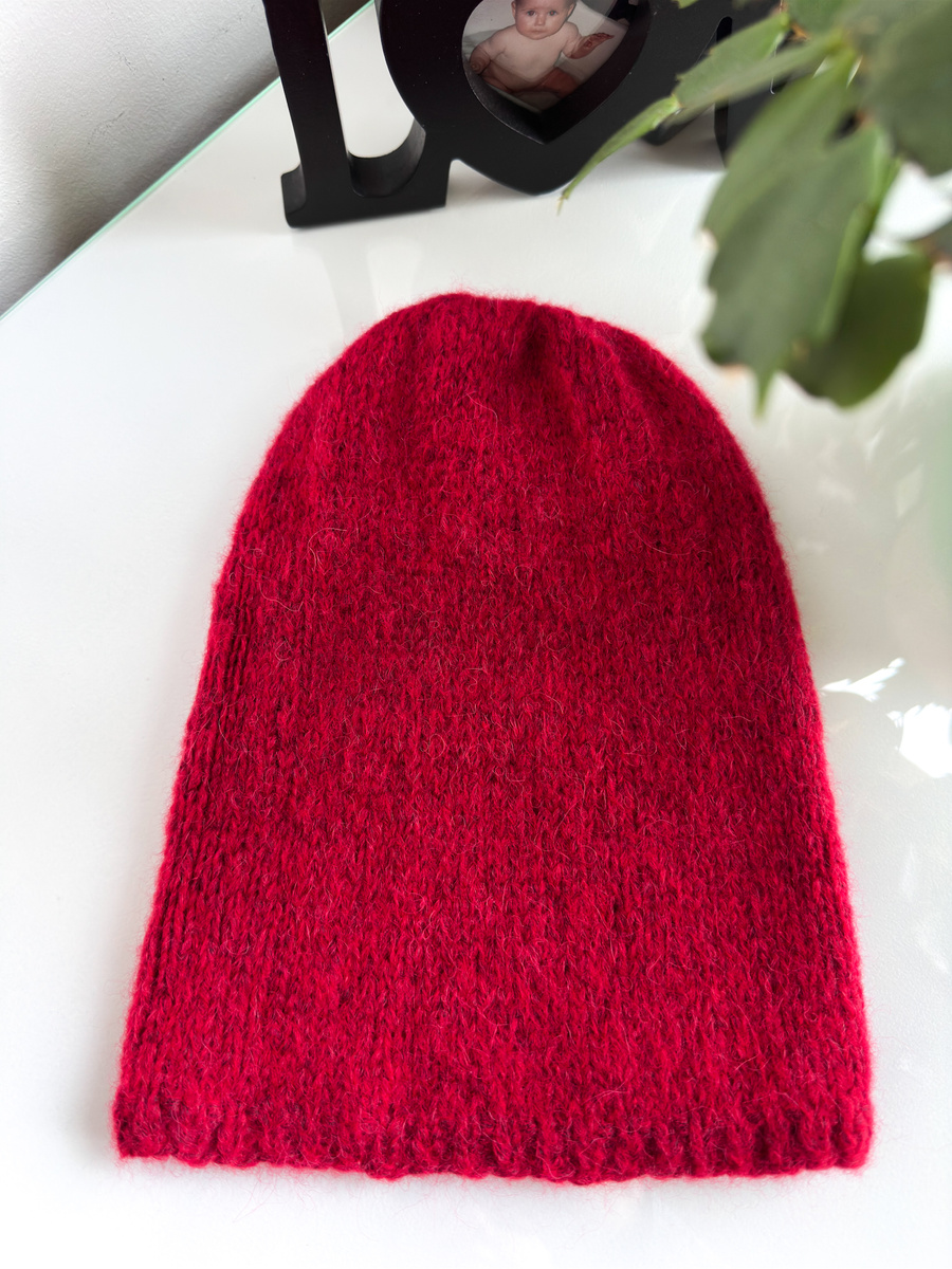 CHMURKA Alpaca Beanie 44 Carmine