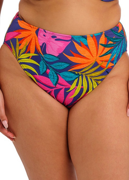 Majtki bikini Elomi PORTO RAFTI ES803372INO Mid Rise Bikini Brief Indigo
