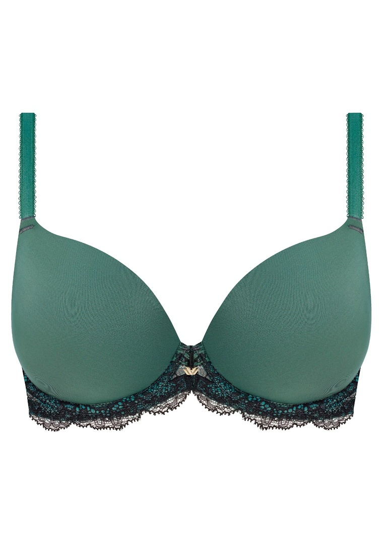 Biustonosz Wacoal MODERN AFFAIR WA853481340 Uw Contour Bra Silver Pine/black