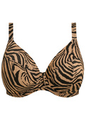 Biustonosz kąpielowy Elomi Swim TORTOLI BAY ES803702NAL Uw Plunge Bikini Top Natural