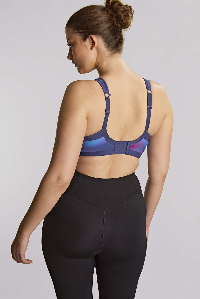 Biustonosz sportowy Panache Sport POWER 5021D Wired Sports Bra Ombre Print/Ink