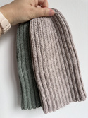 HELLI – czapka zimowa damska beanie z wełny baby merino 23 Jasny Beż