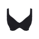 Biustonosz kąpielowy Panache Swim AURORA Jennifer SW2024B JENNIFER Plunge Bikini Top Aurora Black/White