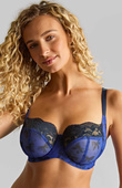 Biustonosz Panache NINA 10941 Balcony Bra Blue Bows