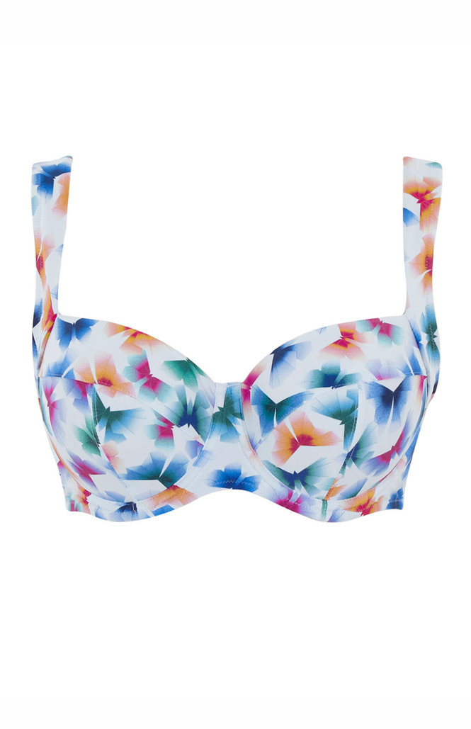 Biustonosz kąpielowy Panache Swim FLUTTER SW1722A Olivia Full Cup Bikini Top Flutter Print