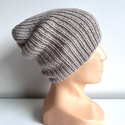 NANA Beanie-Mütze 100% Baby-Merinowolle 23 Hellbeige Herbst-Winter