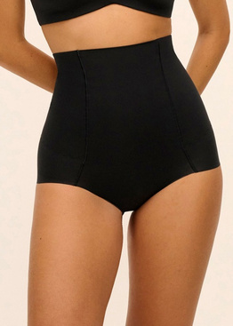 Figi modelujące z wysokim stanem WACOAL FLAWLESS WE602436BLK High Waist Slimming Brief Black