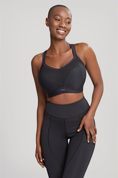 Biustonosz sportowy bezfiszbinowy Panache Sport BOUNDLESS 7341 Non Wired Sports Bra Black