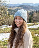 VARELLA – czapka beanie merino wywijana 100 Syreni Śpiew