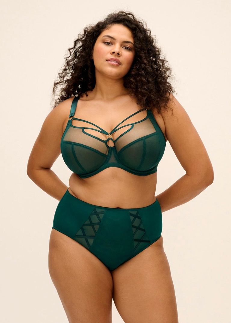 Biustonosz Elomi SACHI EL4350DPE Uw Plunge Bra Deep Emerald