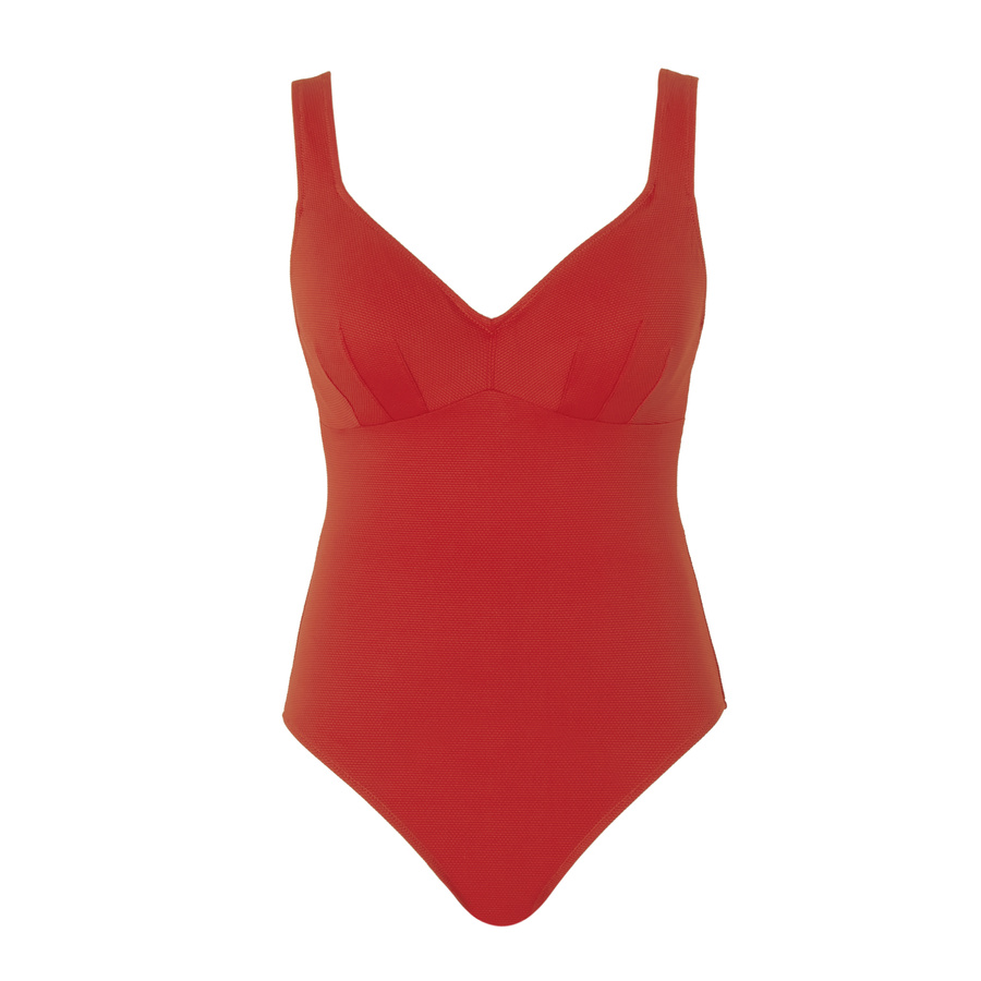 Strój kąpielowy jednoczęściowy Panache Swim AURORA Lara SW2020 Lara Plunge Swimsuit Aurora Red