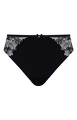 Wysokie figi brazylijskie Panache MARLENE 11293 High Waist Brazilian Brief Black
