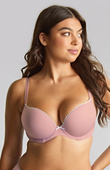 Biustonosz Cleo Panache FAITH 10666C Moulded Plunge Bra Mauve Pink