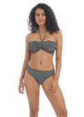 KOMPLET - Strój kąpielowy dwuczęściowy Freya Swim CHECK IN Monochrome - wybierz fason i rozmiar (28G, 28GG, 30D, 32F, 32FF, 32H, 32J, 34E, 34F, 34J, 36G)