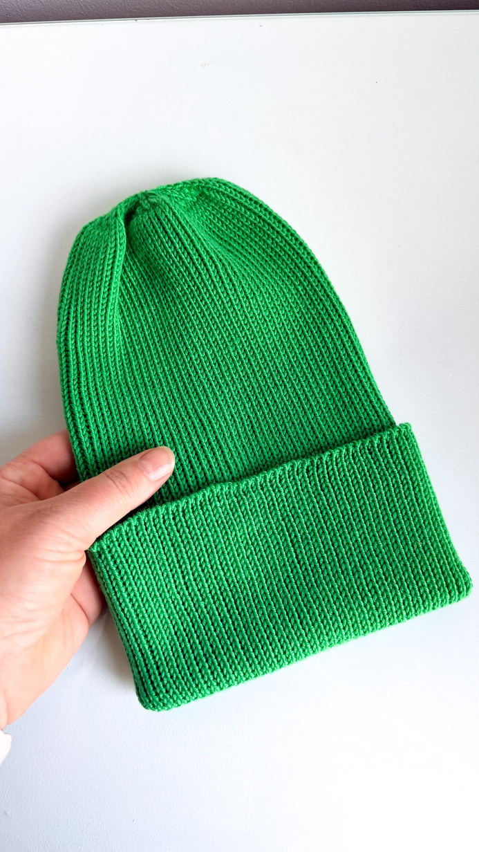 VARELLA Baby Merino Wool Beanie 31 Bright Green
