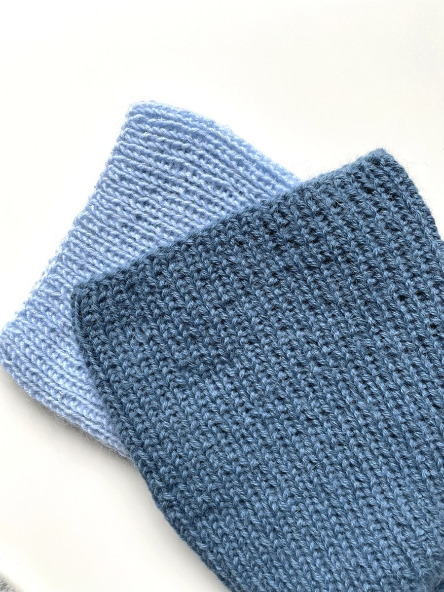 KIARA Beanie-Mütze aus 100% Alpaka 6309 średni niebieski petrol