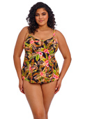 Koszulka kąpielowa Elomi Swim TIGER VALLEY ES802361BLK Non Wired Moulded Tankini Top Black