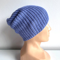 NANA – czapka beanie z wełny baby merino 25 Lawenda