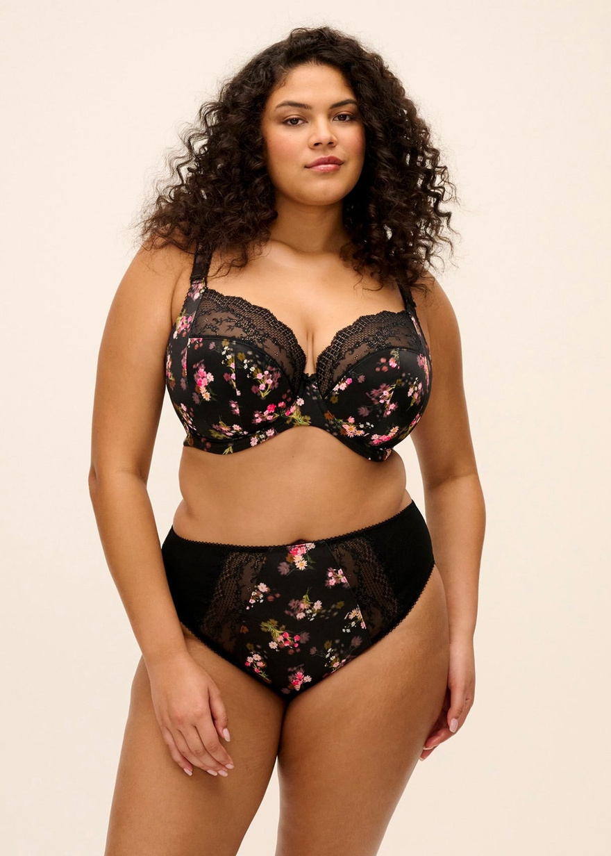 Biustonosz Elomi LUCIE EL4490FLR Uw Plunge Bra - Stretch Fleur