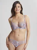 KOMPLET - Biustonosz Panache JASMINE 6951 Balconnet Spring Floral (34HH, 36G, 36J) + figi brazylijskie