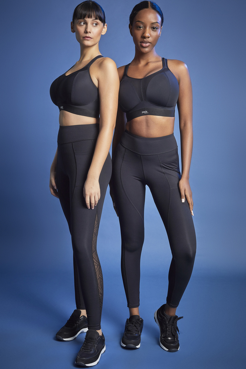 Biustonosz sportowy bezfiszbinowy Panache Sport BOUNDLESS 7341B Non Wired Sports Bra Black