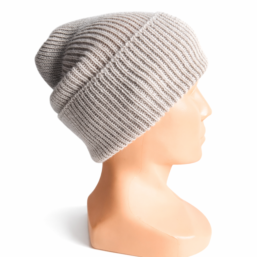 Czapka wywijana HELEN 100% Alpaka 9036 pszeniczny